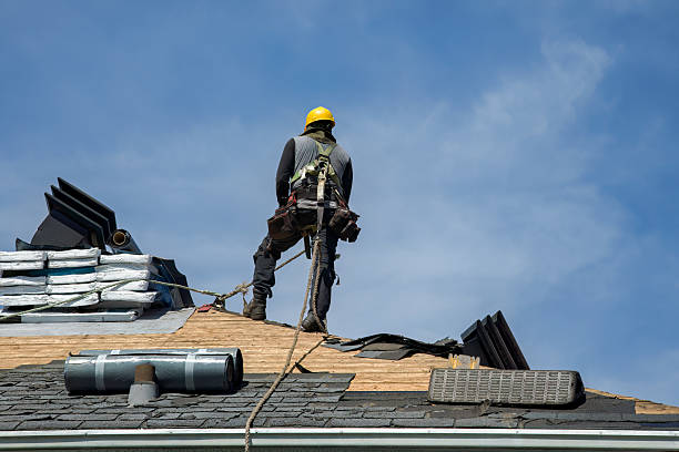 Professional Gutter Installation technician working in Princeton, KY